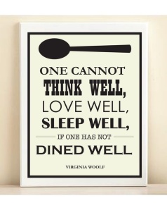virginia woolf- dined well